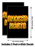 Smoked Meats A-Frame Signs, Decals, or Panels
