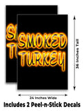 Smoked Turkey A-Frame Signs, Decals, or Panels