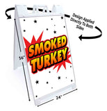 Smoked Turkey A-Frame Signs, Decals, or Panels