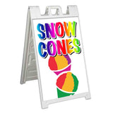 Snow Cones A-Frame Signs, Decals, or Panels