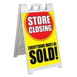 Store Closing A-Frame Signs, Decals, or Panels