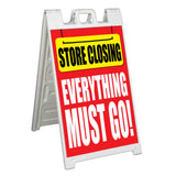 Store Closing A-Frame Signs, Decals, or Panels