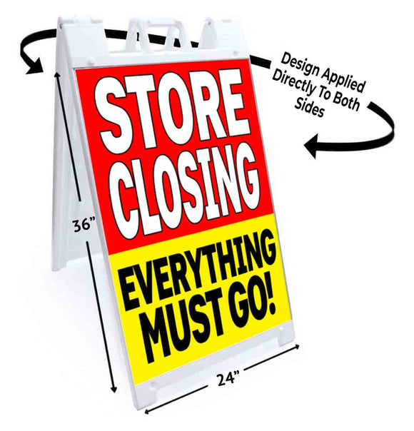 Store Closing A-Frame Signs, Decals, or Panels