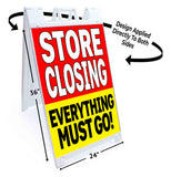 Store Closing A-Frame Signs, Decals, or Panels