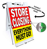 Store Closing A-Frame Signs, Decals, or Panels