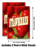 Strawberries A-Frame Signs, Decals, or Panels