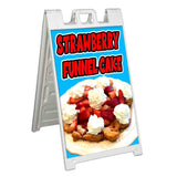 Strawberry Funnelcake A-Frame Signs, Decals, or Panels