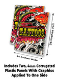 Tattoos A-Frame Signs, Decals, or Panels