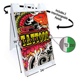 Tattoos A-Frame Signs, Decals, or Panels