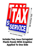 Tax Service A-Frame Signs, Decals, or Panels