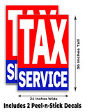 Tax Service A-Frame Signs, Decals, or Panels