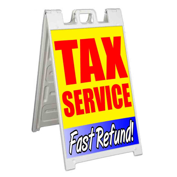 Tax Service Fast Refund A-Frame Signs, Decals, or Panels