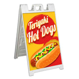 Teriyaki Hot Dogs A-Frame Signs, Decals, or Panels