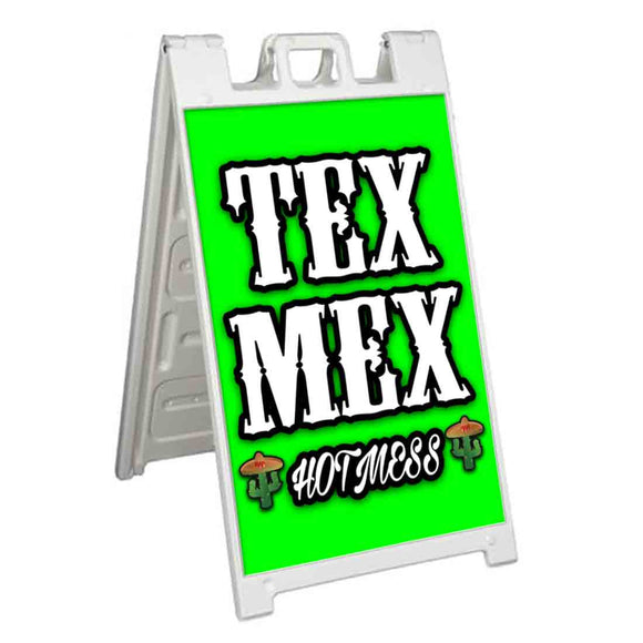 Tex Mex Hot Mess A-Frame Signs, Decals, or Panels