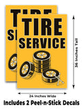 Tire Service A-Frame Signs, Decals, or Panels