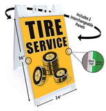 Tire Service A-Frame Signs, Decals, or Panels