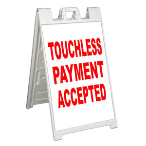 Touchless Payment Accepted A-Frame Signs, Decals, or Panels
