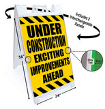 Under Construction A-Frame Signs, Decals, or Panels