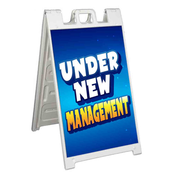 Under New Management A-Frame Signs, Decals, or Panels