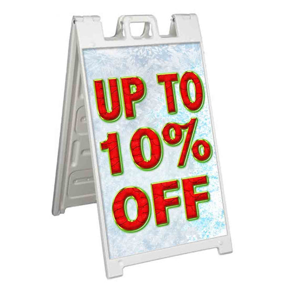 Up To 10% Off A-Frame Signs, Decals, or Panels