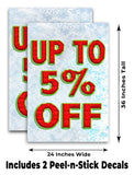 Up to 5% Off Special A-Frame Signs, Decals, or Panels