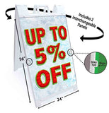 Up to 5% Off Special A-Frame Signs, Decals, or Panels