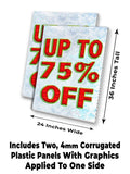 Up to 75% Off Special A-Frame Signs, Decals, or Panels