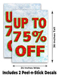 Up to 75% Off Special A-Frame Signs, Decals, or Panels