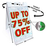 Up to 75% Off Special A-Frame Signs, Decals, or Panels
