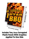 Utah BBQ A-Frame Signs, Decals, or Panels