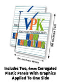VPK Now Enroll A-Frame Signs, Decals, or Panels