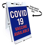 Vaccine Available A-Frame Signs, Decals, or Panels