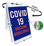Vaccine Available A-Frame Signs, Decals, or Panels