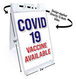Vaccine Available A-Frame Signs, Decals, or Panels