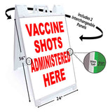 Vaccine Shots A-Frame Signs, Decals, or Panels