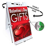 Valentines Day Gifts A-Frame Signs, Decals, or Panels