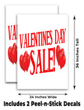 Valentines Day Sale A-Frame Signs, Decals, or Panels