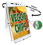 Veggie Chips A-Frame Signs, Decals, or Panels