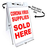 Virus Supplies Sold Here A-Frame Signs, Decals, or Panels
