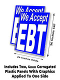 We Accept EBT Alt A-Frame Signs, Decals, or Panels