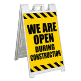 We Are Open A-Frame Signs, Decals, or Panels