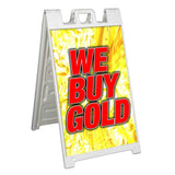 We Buy Gold A-Frame Signs, Decals, or Panels
