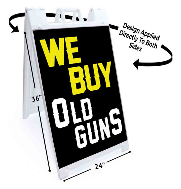 We Buy Old Guns A-Frame Signs, Decals, or Panels