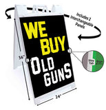 We Buy Old Guns A-Frame Signs, Decals, or Panels