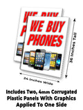 We Buy Phones A-Frame Signs, Decals, or Panels