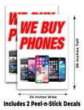 We Buy Phones A-Frame Signs, Decals, or Panels