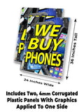 We Buy Phones A-Frame Signs, Decals, or Panels