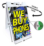 We Buy Phones A-Frame Signs, Decals, or Panels