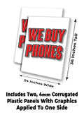 We Buy Phones A-Frame Signs, Decals, or Panels