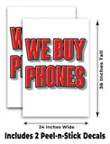 We Buy Phones A-Frame Signs, Decals, or Panels